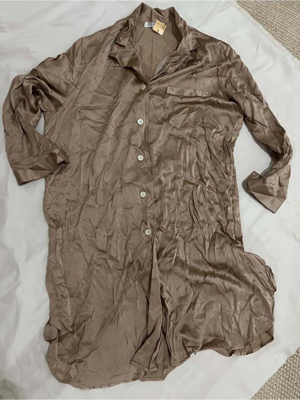 Tracy Silk Sleep Shirt